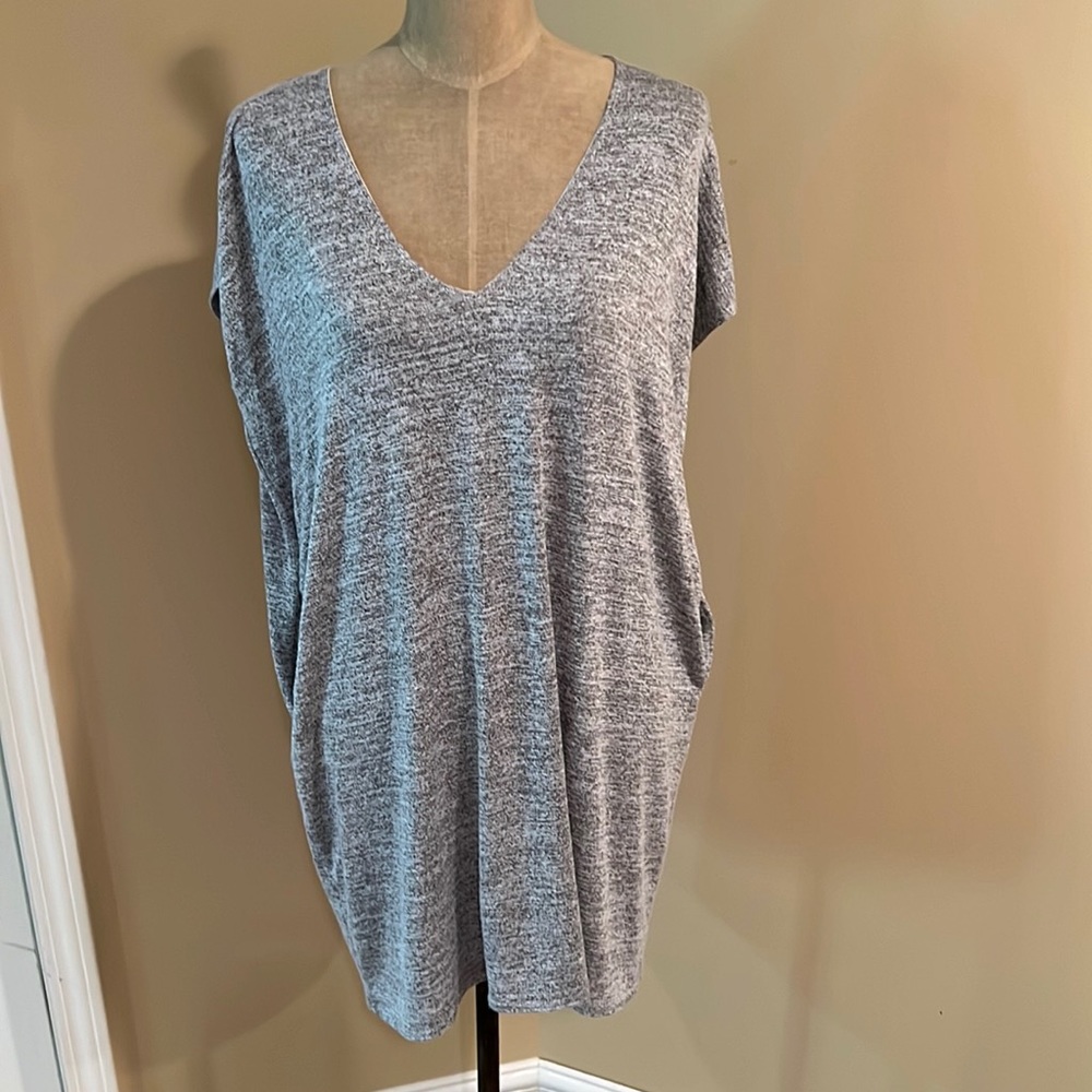 Wilfred Free Marcoux Knit Oversized v Neck Dress